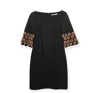 Trina Turk Embroidered Bell Sleeve Dress